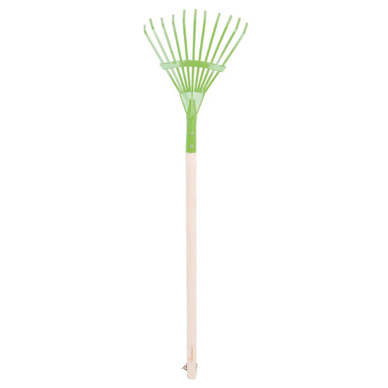 Premium Long Handled Leaf Rake - 48 Inch Durable Garden Rake with Ergonomic Grip for Yard Cleaning, Lawn Care, and Fall Leaf Removal - Perfect for Homeowners and Landscaping Professionals