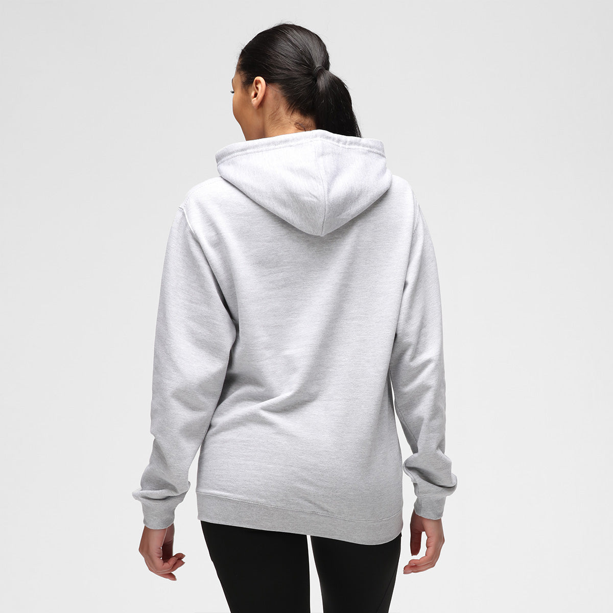 Heather Grey Diamond Hoodie for Men & Women - Soft Fleece Pullover with Stylish Diamond Design - Perfect for Casual Wear, Gym, and Outdoor Activities
