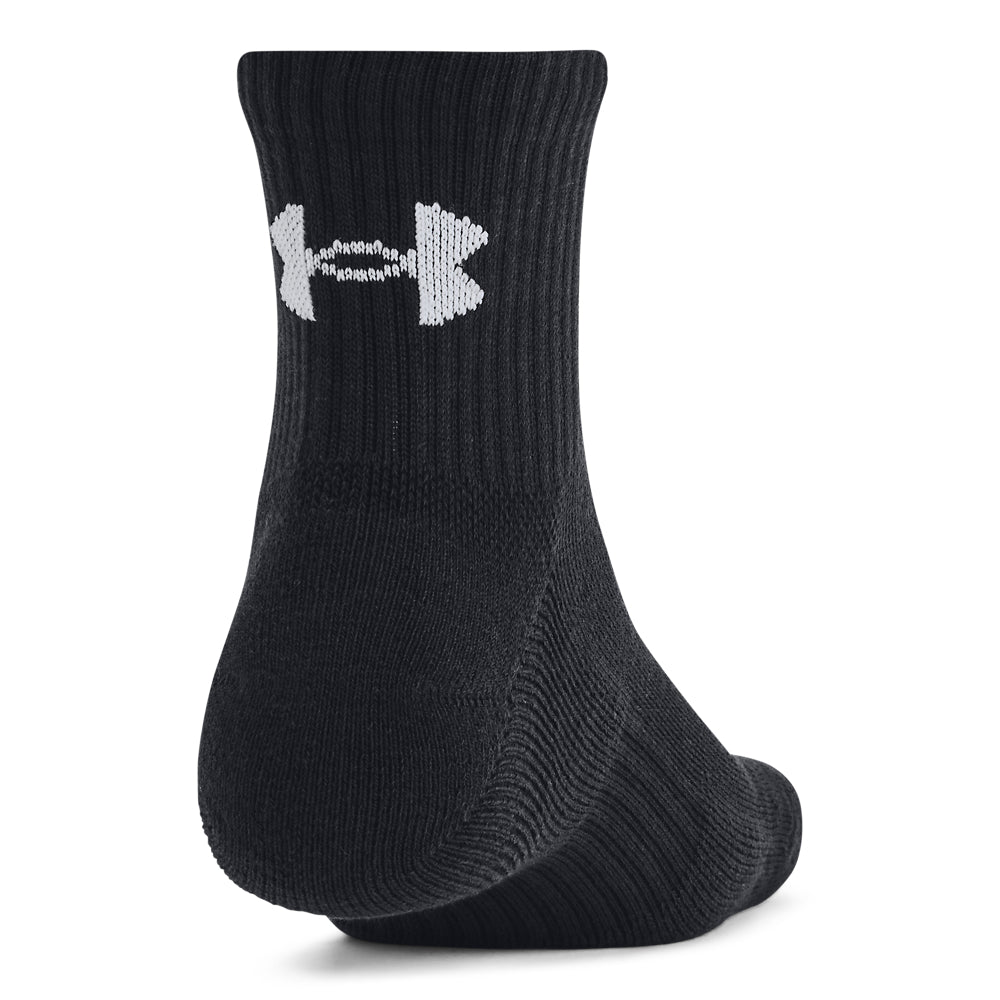 Under Armour Tech Cotton Quarter Socks 6-Pack for Men & Women - Breathable Athletic Socks for Running, Gym & Everyday Comfort