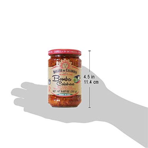 Bomba Calabrese Italian Hot Sauce Spread - 9.87oz (Pack of 3) | Authentic Spicy Chili Pepper Condiment for Pizza, Pasta & Sandwiches | Gourmet Italian Cooking & Charcuterie Board Essential