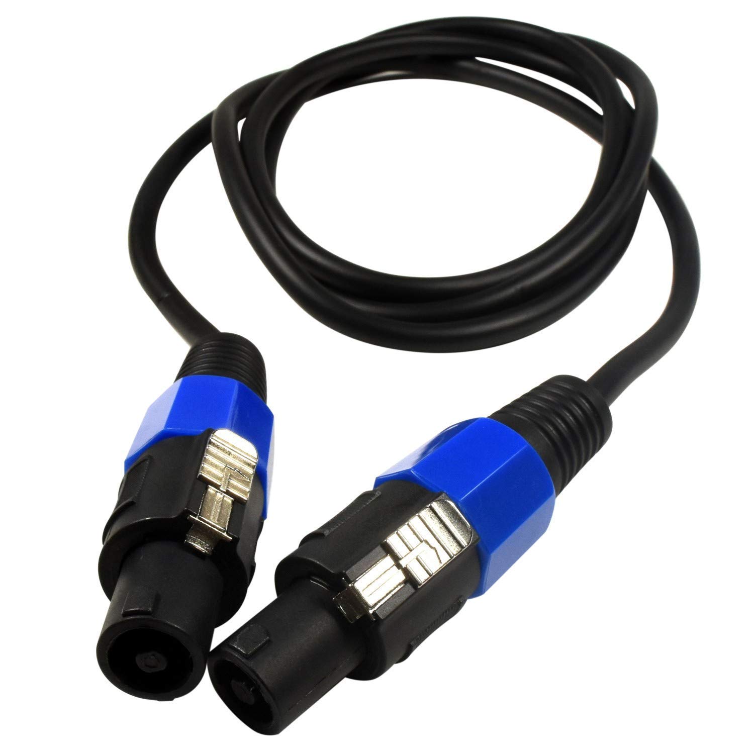 HQRP 6ft Speakon to Speakon Cable (Male to Male) - Replacement for JBL EON 305 Speaker, DJ PRO-SUB15AMP/18AMP Subwoofer & Orange OBC210/OBC410 Bass Cabinets - Perfect for Live Performances, Studio Recording & DJ Equipment