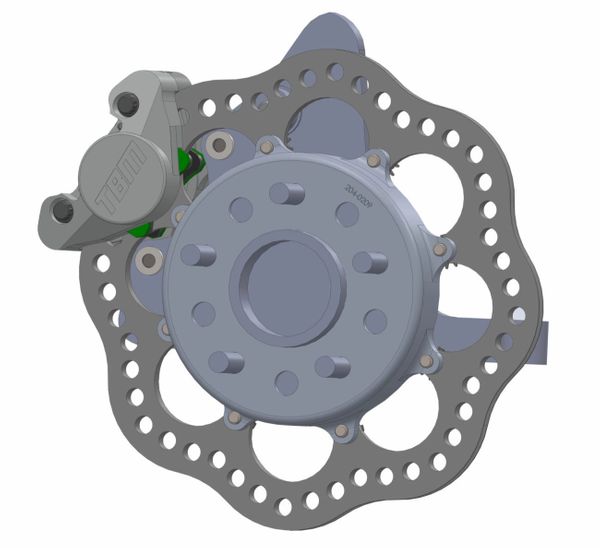 TBM 05 14 Mustang Wheel Hub Assembly - OEM Replacement Part for Ford Mustang (Reusing Factory Hubs) | Perfect for Performance Upgrades & Classic Car Restoration