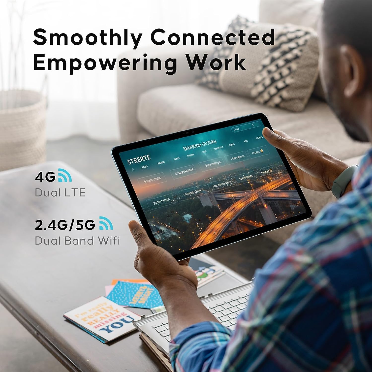 DOOGEE Tablet 10.1 Inch Android 11 Tablet PC, 4GB RAM 64GB ROM, Dual SIM 4G LTE, 8000mAh Battery - Perfect for Work, Study, and Entertainment