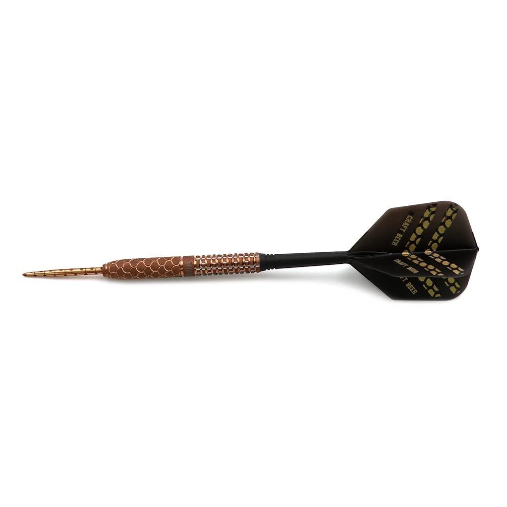 CUESOUL 90% Tungsten Steel Tip Darts Set - 21g/22g/23g Oil Paint Finish for Cocktail, COLA Beer & Draft Beer | Professional Bar, Pub & Home Dart Game Accessories