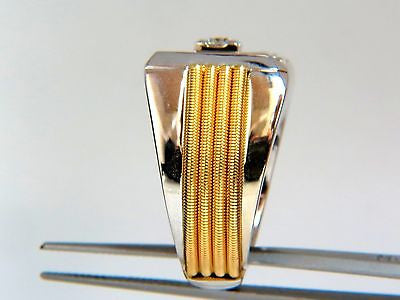 18Kt Gold Men's 0.60ct Diamond Ring with Coil Wrap Design - 3D Tourbillon Luxury Jewelry for Gifts, Weddings & Special Occasions