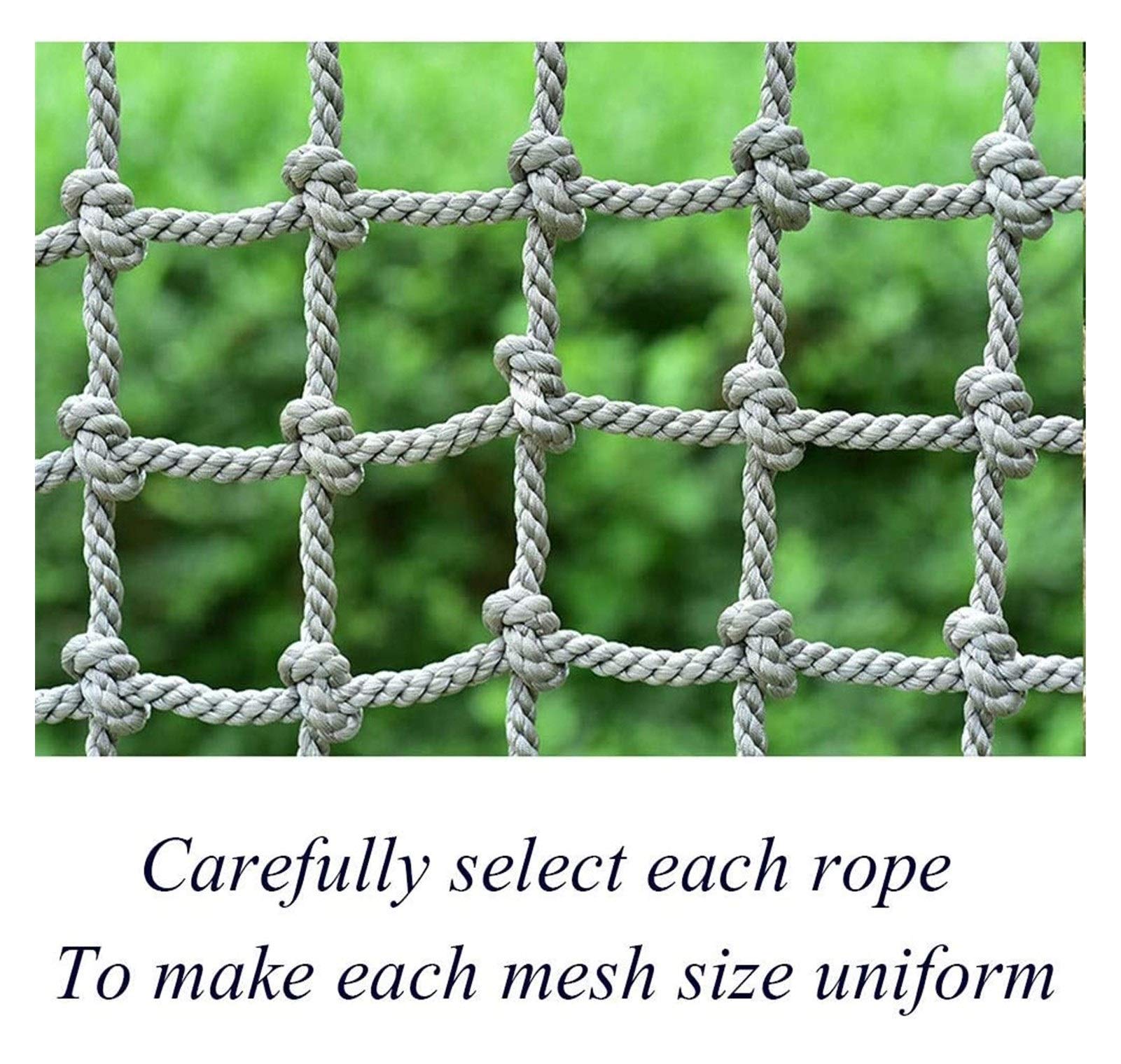 Durable Nylon Climbing Rope Net - Heavy Duty Safety Playground Mesh for Adults & Toddlers | Outdoor Swing Set, Cargo Net, Playground Equipment & Wall Decor | Perfect for Backyard Play Areas, Adventure Parks & Indoor Climbing Gyms