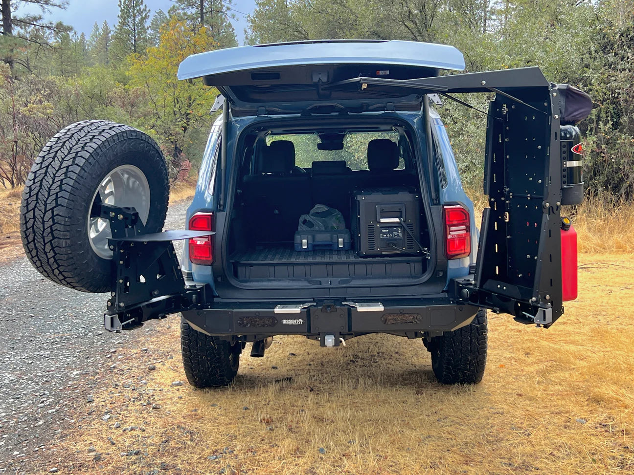 Dissent Off Road Modular Rear Bumper for 2024+ Toyota Land Cruiser 250 - Heavy Duty Off-Road Protection for Adventure & Overlanding