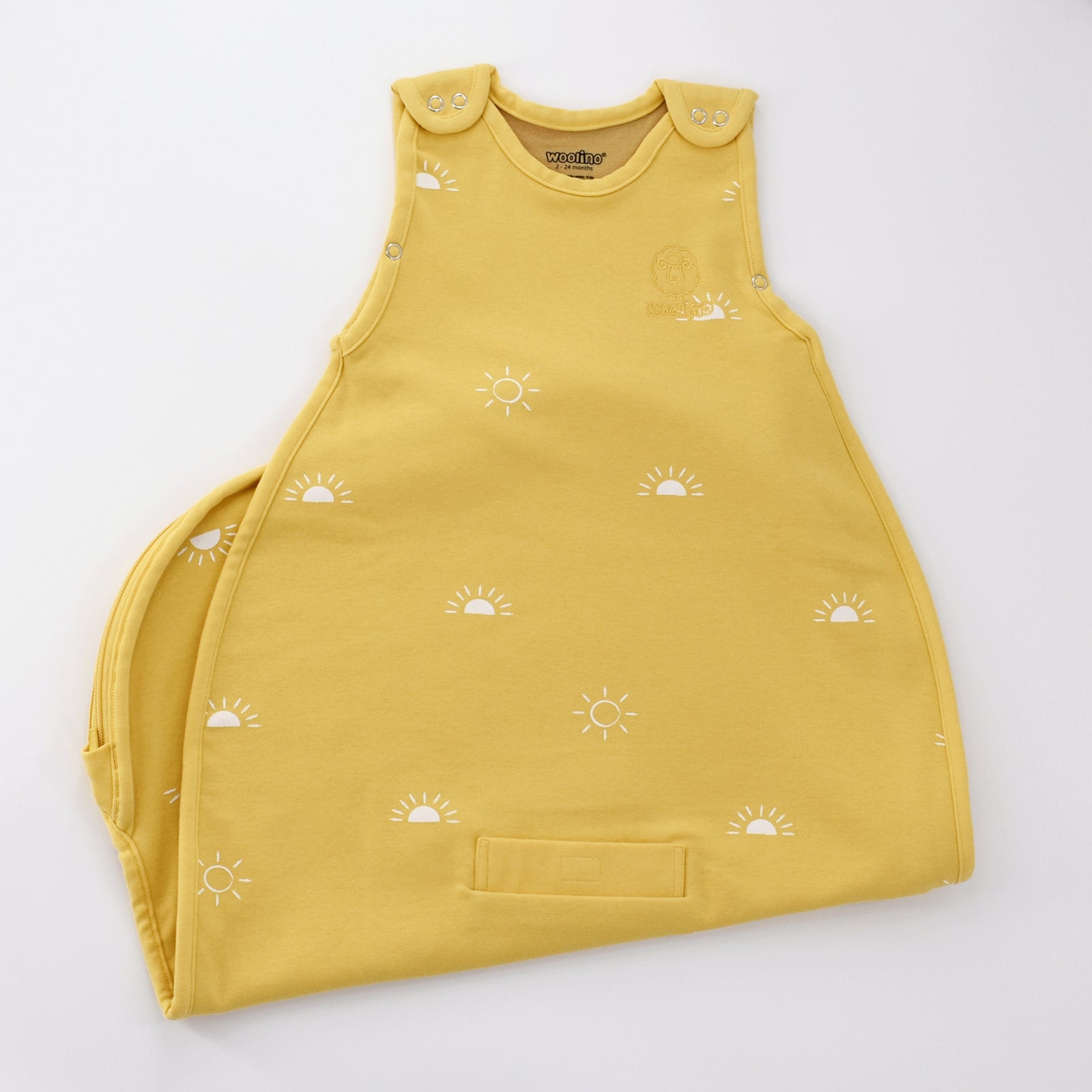 4 Season Baby Sleep Sack - Merino Wool & Organic Cotton for 2 Months to 2 Years - Soft & Breathable for Comfortable Sleep - Perfect for Nursery, Daycare & Travel