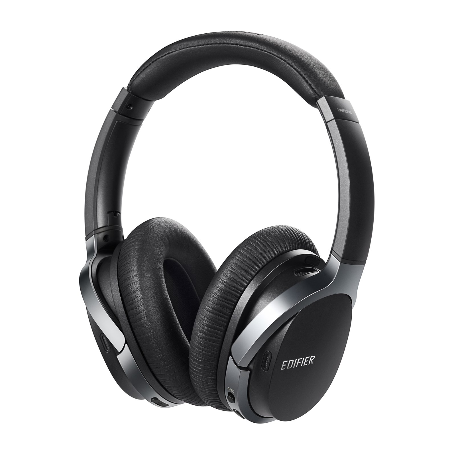 Edifier W860NB Active Noise Cancelling Over-Ear Bluetooth Headphones with aptX, Smart Touch Control & Hi-Fi Sound - Black | Perfect for Travel, Work & Music Lovers