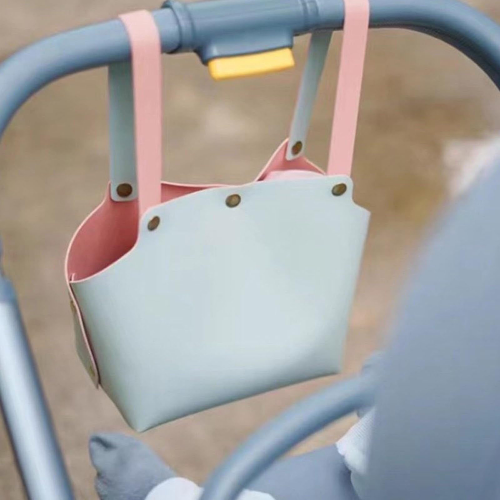 Portable Baby Stroller Organizer - Hanging Travel Storage Bag for Diapers, Bottles & Pacifiers | Perfect for On-the-Go Parents & Stroller Organization