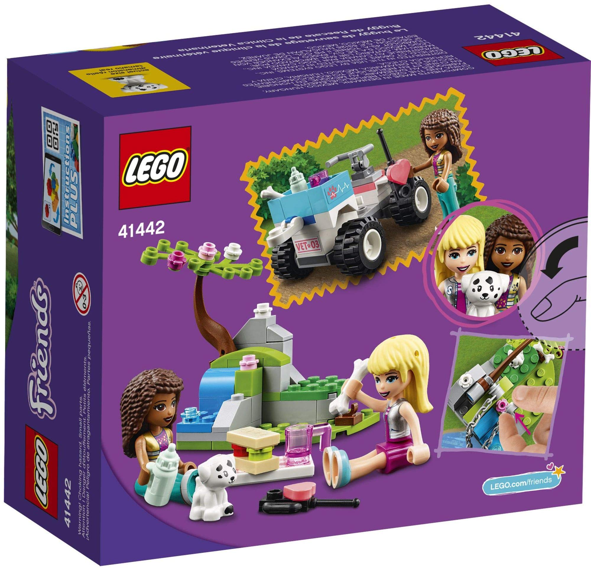 LEGO Friends Vet Clinic Rescue Buggy 41442 Building Kit - 100-Piece Veterinary Toy Set for Kids Ages 6+ with First-Aid Accessories | STEM Learning Toy, Birthday Gift for Animal Lovers | Pretend Play Vet Clinic & Emergency Rescue Scenarios