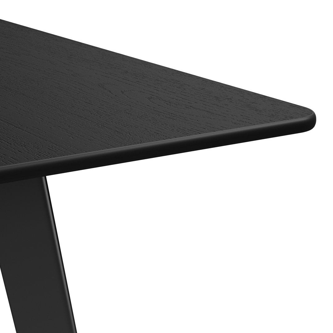 JW Modern Rectangular Dining Table - Solid Wood Kitchen Table for 6 - Perfect for Family Dinners & Entertaining Guests