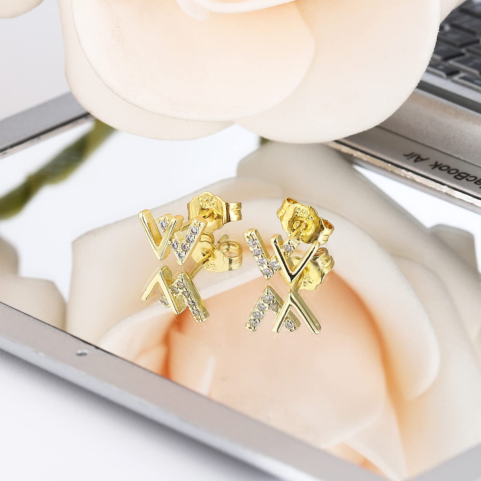 NEWITIN 12 Pairs Colorful Cute Stud Earrings for Women - Hypoallergenic Stainless Steel Jewelry Set - Christmas Gift for Her - Perfect for Daily Wear, Parties & Special Occasions