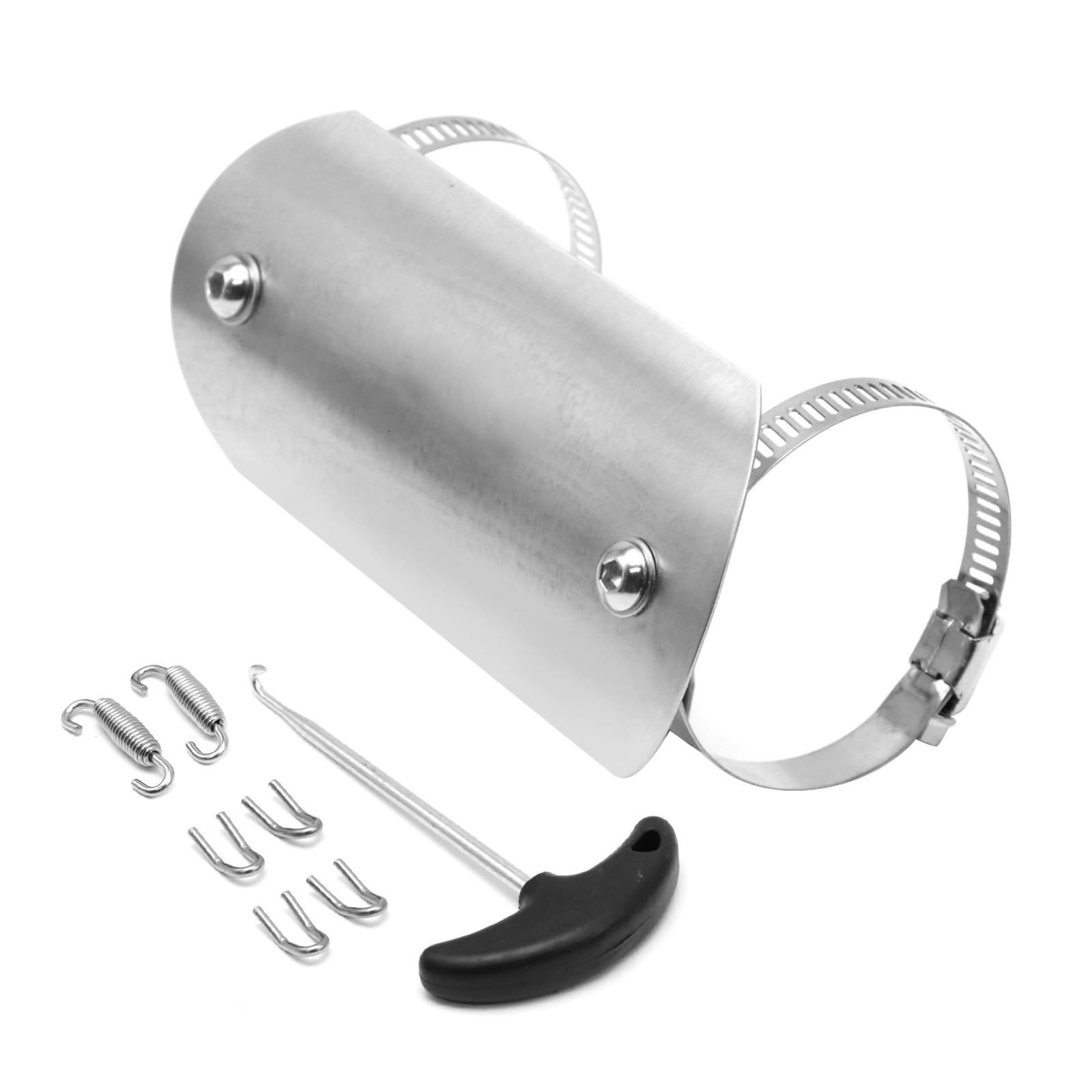High-Quality Exhaust Heat Shield & Muffler Pipe Cover - Stainless Steel with Carbon Fiber Look - Universal Fit for Cars, Trucks & Motorcycles - Protects Against Heat Damage for Enhanced Performance & Safety