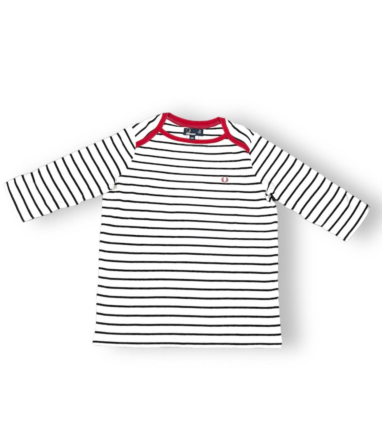 Fred Perry Women's Boat Neck Striped T-Shirt - Classic Casual Top for Everyday Wear | Perfect for Outfits, Layering & Summer Fashion