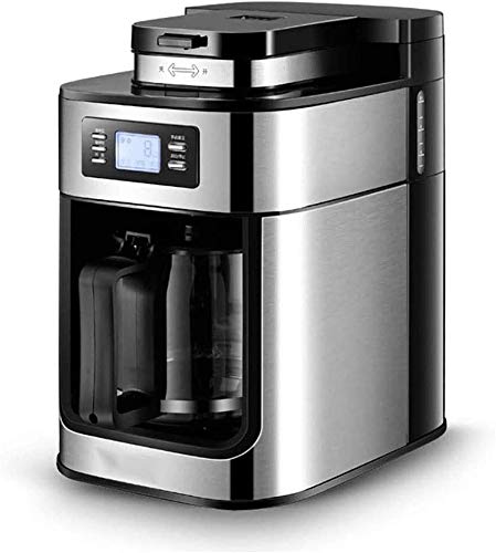 Premium 12-Cup Drip Coffee Maker with Built-in Grinder - Programmable Digital Display, Adjustable Brew Strength & Auto Shutoff - Perfect for Home, Office & Restaurant Use