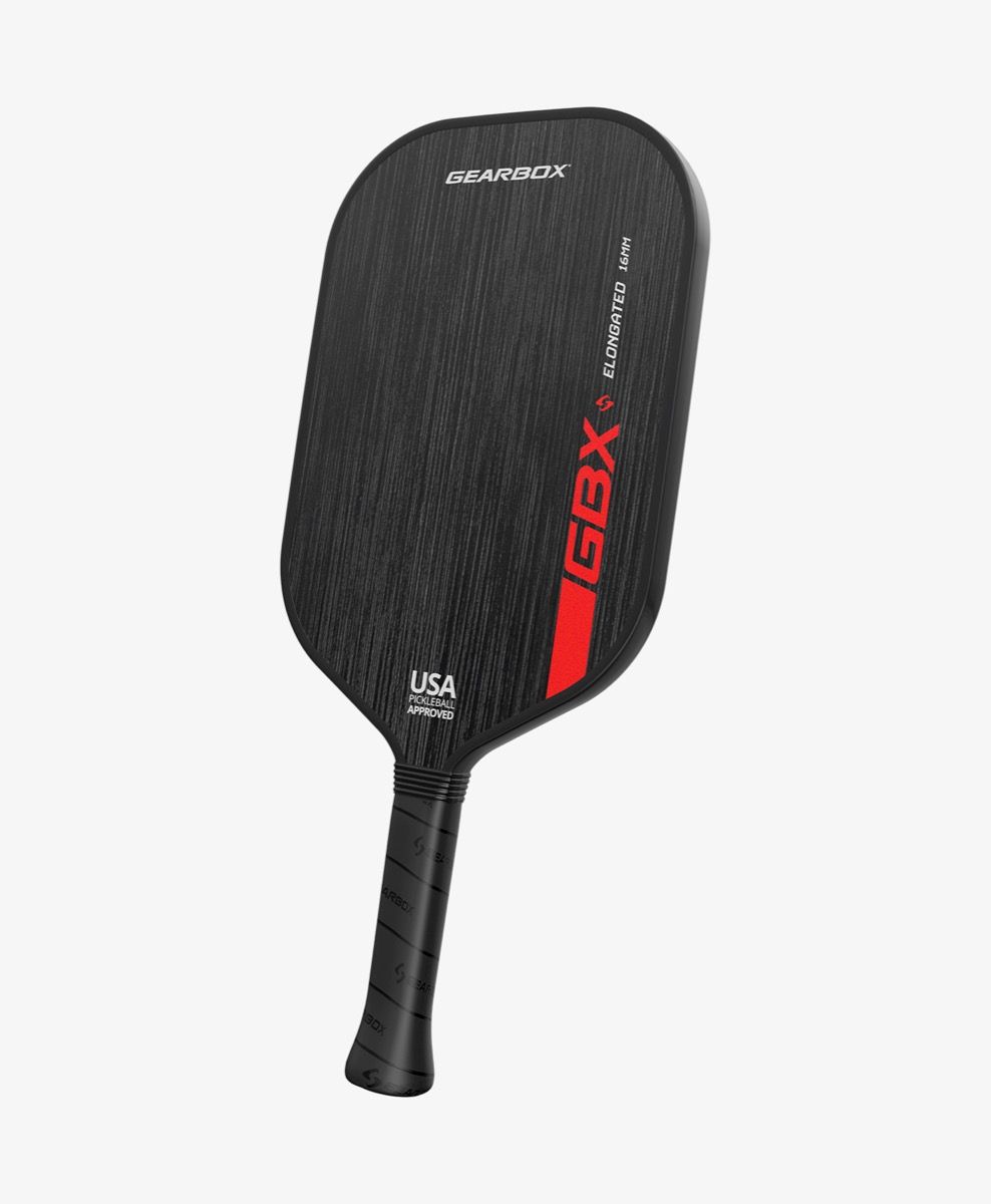 Premium Gearbox GBX Elongated 16mm Pickleball Paddle - Lightweight Carbon Fiber Design for Enhanced Control & Power | Perfect for Competitive Play & Outdoor Recreation