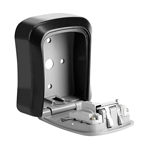 4 Digit Combination Key Lock Box - Wall Mount Security Safe for House Keys & Spare Keys | Outdoor & Indoor Use for Home, Office, Apartment, Airbnb, Vacation Rental
