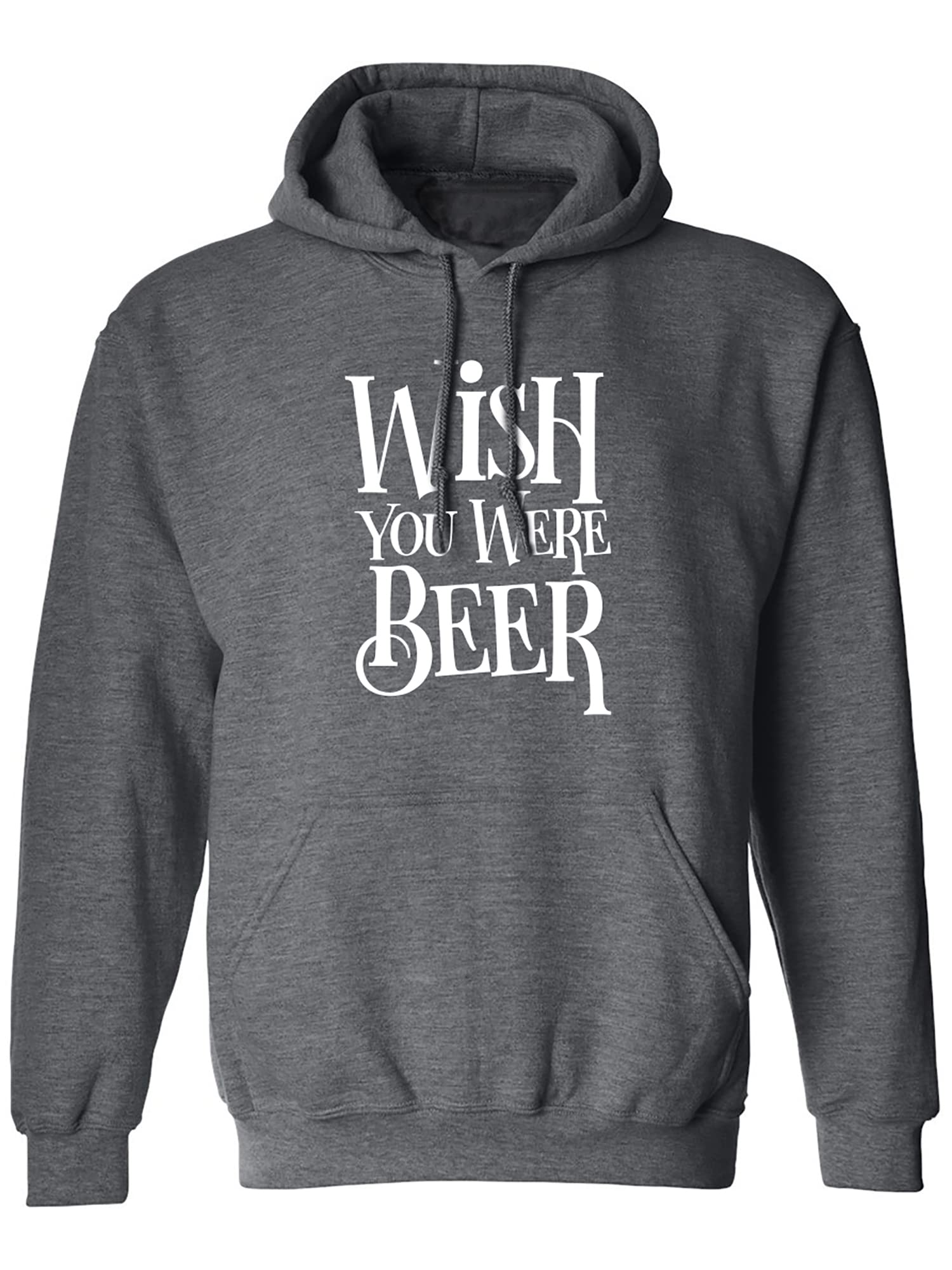 Zerogravitee Wish You Were Beer Hooded Sweatshirt for Men & Women | Funny Drinking Gift for Beer Lovers | Perfect for Pub Nights, Parties & Casual Wear