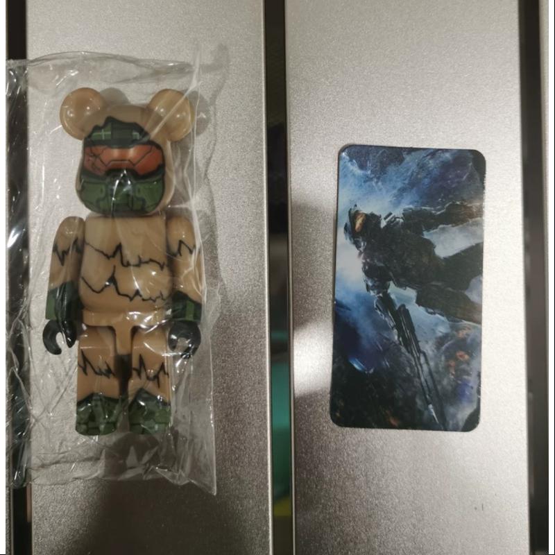 Bearbrick Series 28 Secret HALO 100% Collectible Vinyl Art Toy - Limited Edition Figure for Display & Gifting - Perfect for Anime Fans, Home Decor & Office Collection