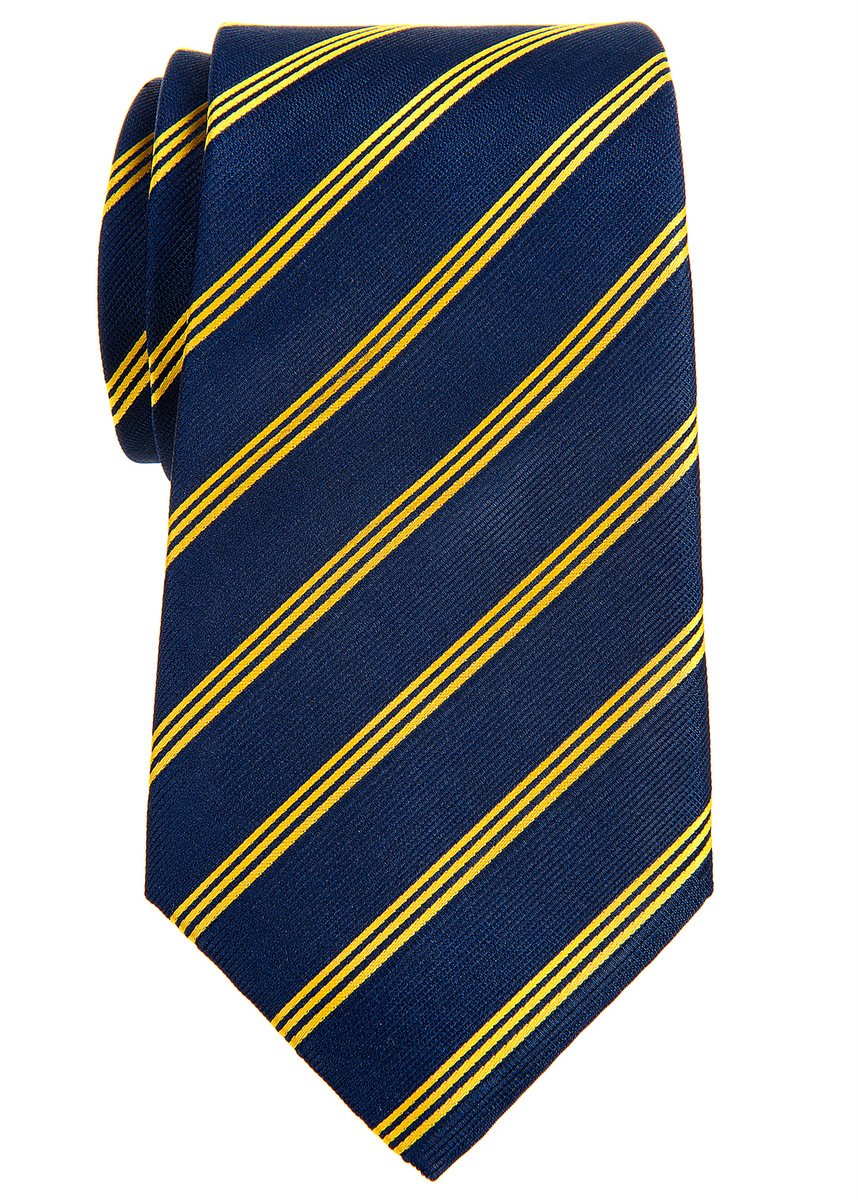 Retreez Preppy Striped Microfiber Men's Tie - 3.15
