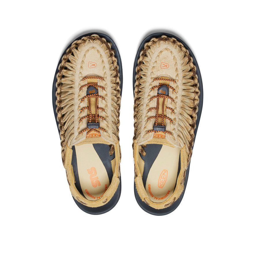 UNEEK Flat Cord Sneakers for Men - New Wheat/Reed Yellow | Comfortable & Stylish Slip-On Shoes for Casual Wear, Walking & Outdoor Activities