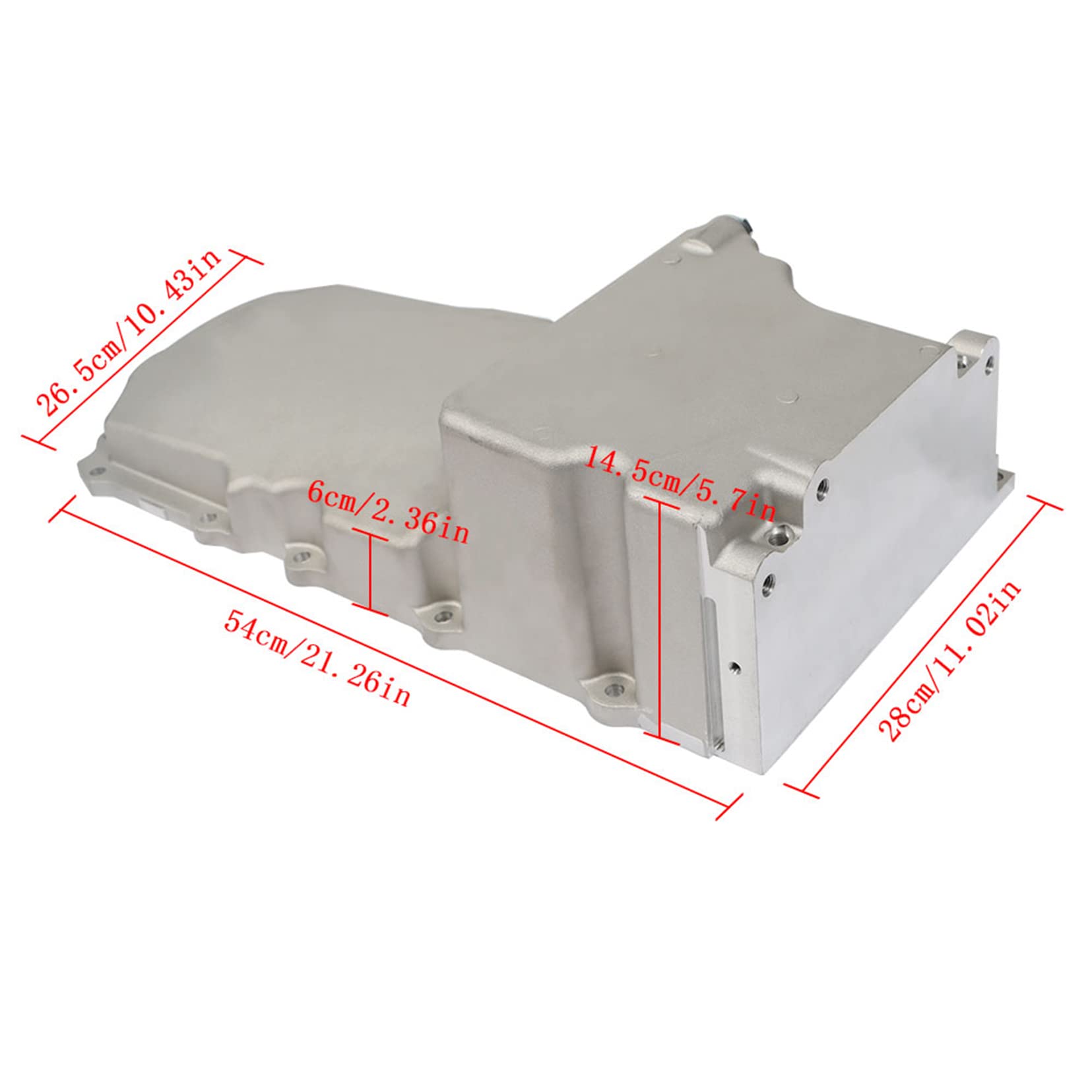 High-Performance Aluminum Oil Pan Kit 302-1 Replacement for 1955-1987 Muscle Cars & Classic Trucks - Fits 4.8L 5.3L 5.7L 6.0L 6.2L LS1 LS2 LS3 LS6 Engines - Perfect for LS Swap & Retrofit Projects - Ideal for Restoration, Racing & Performance Upgrades