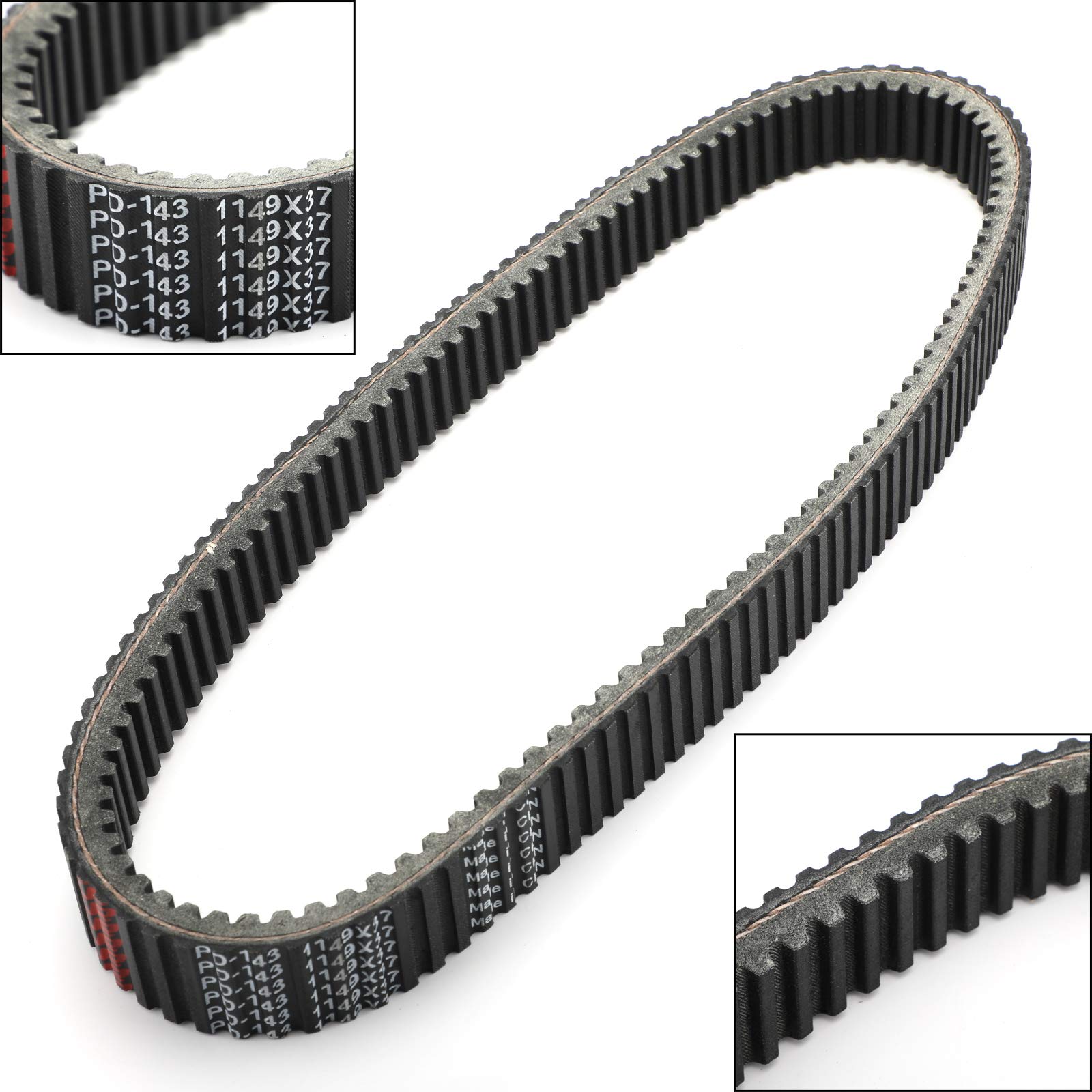 Polaris 3211177 Drive Belt Replacement for Snowmobile Rush Pro S X Switchback Titan 800 - High Performance Snowmobile Belt for Winter Riding & Trail Adventures