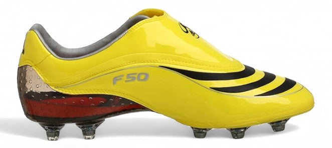 Adidas F50.8 Tunit SG Soccer Cleats - Yellow Football Boots for Firm Ground - Perfect for Professional Matches & Training Sessions