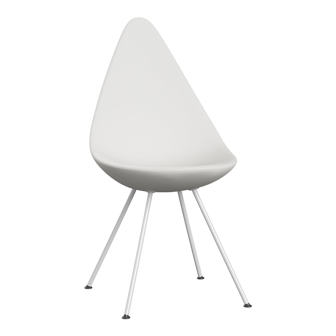 Drop Chair Plastic - Modern Lightweight Indoor/Outdoor Stackable Chair for Home, Office, and Patio Use