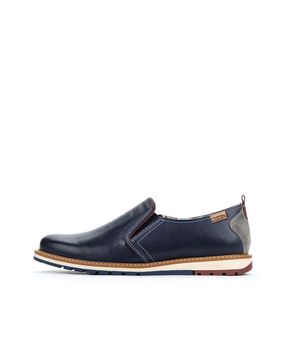 PIKOLINOS Men's Leather Loafers - Berna Style Comfortable Slip-On Shoes for Casual & Business Wear