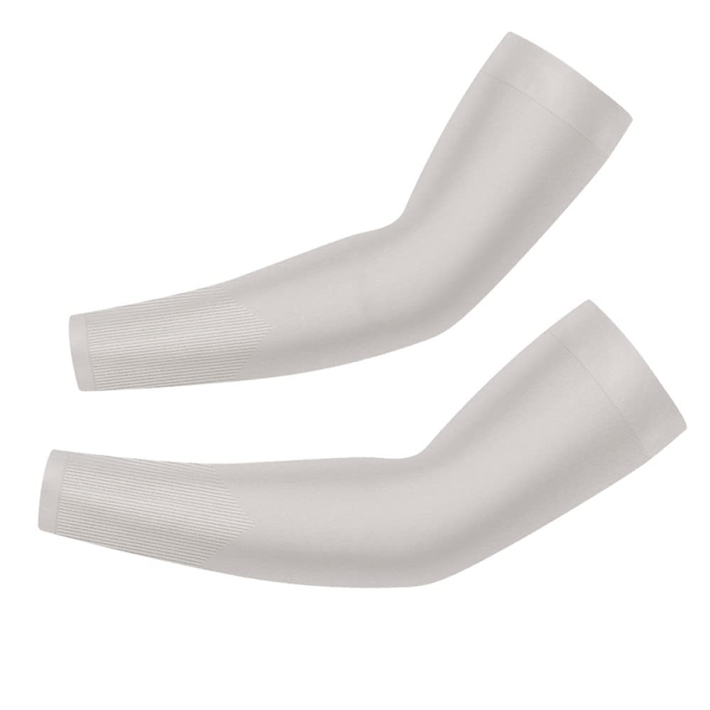 Breathable Quick Dry Ice Fabric Arm Sleeves for Running & Cycling - UV Protection Sun Sleeves for Men & Women - Perfect for Outdoor Sports, Workouts, and Sun Protection
