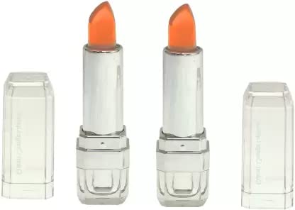 Wiffy Crystal Jelly Long-Lasting Magic Lipstick - Instantly Polished Look, Hydrating & Vibrant Color (Orange, 6.6g) | Perfect for Everyday Wear, Date Nights & Special Occasions
