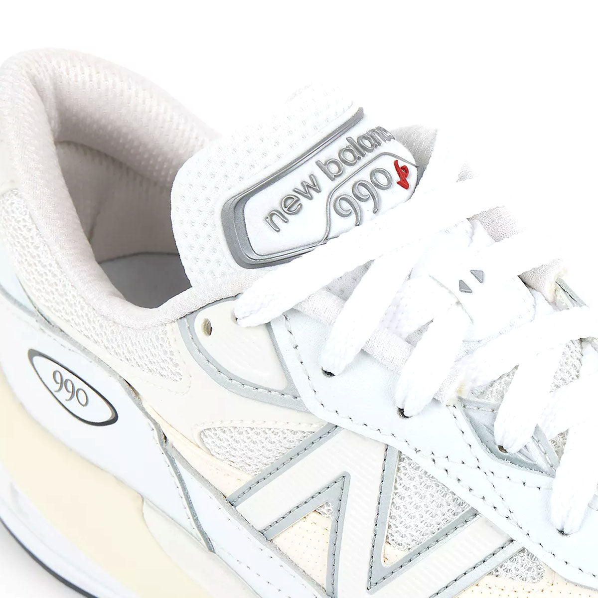 New Balance 990v6 'White Sea Salt' Running Shoes for Men & Women - Lightweight Comfort & Support for Walking, Jogging, and Everyday Wear in USA