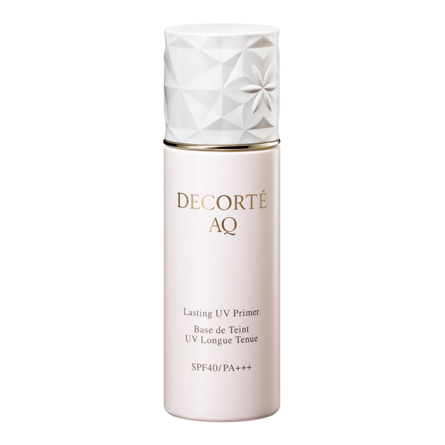 DECORTÉ AQ Lasting UV Primer SPF 50 - Long-Lasting Makeup Base & Sunscreen for Face - Perfect for Daily Wear, Outdoor Activities & Travel Protection