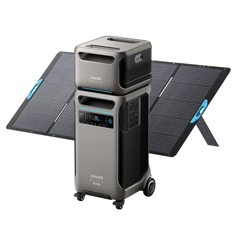 Anker SOLIX F3800 Plus 2000W Portable Power Station with 400W Solar Panel | Solar Generator for Camping, RV, Home Backup & Outdoor Adventures