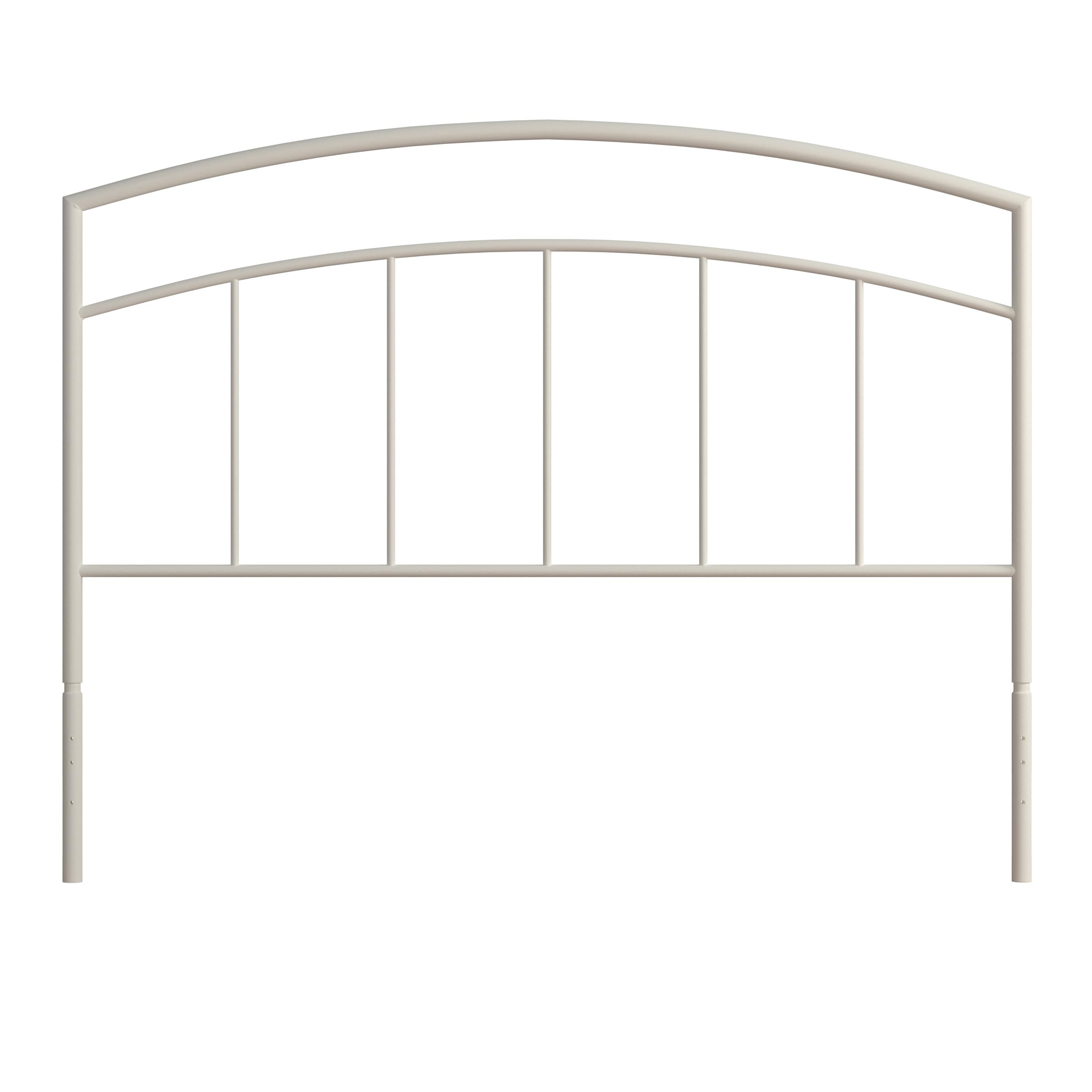 Hillsdale Furniture Julien Full/Queen Metal Headboard - Textured White for Bedroom Decor | Modern & Elegant Bed Frame Headboard for Home & Guest Room
