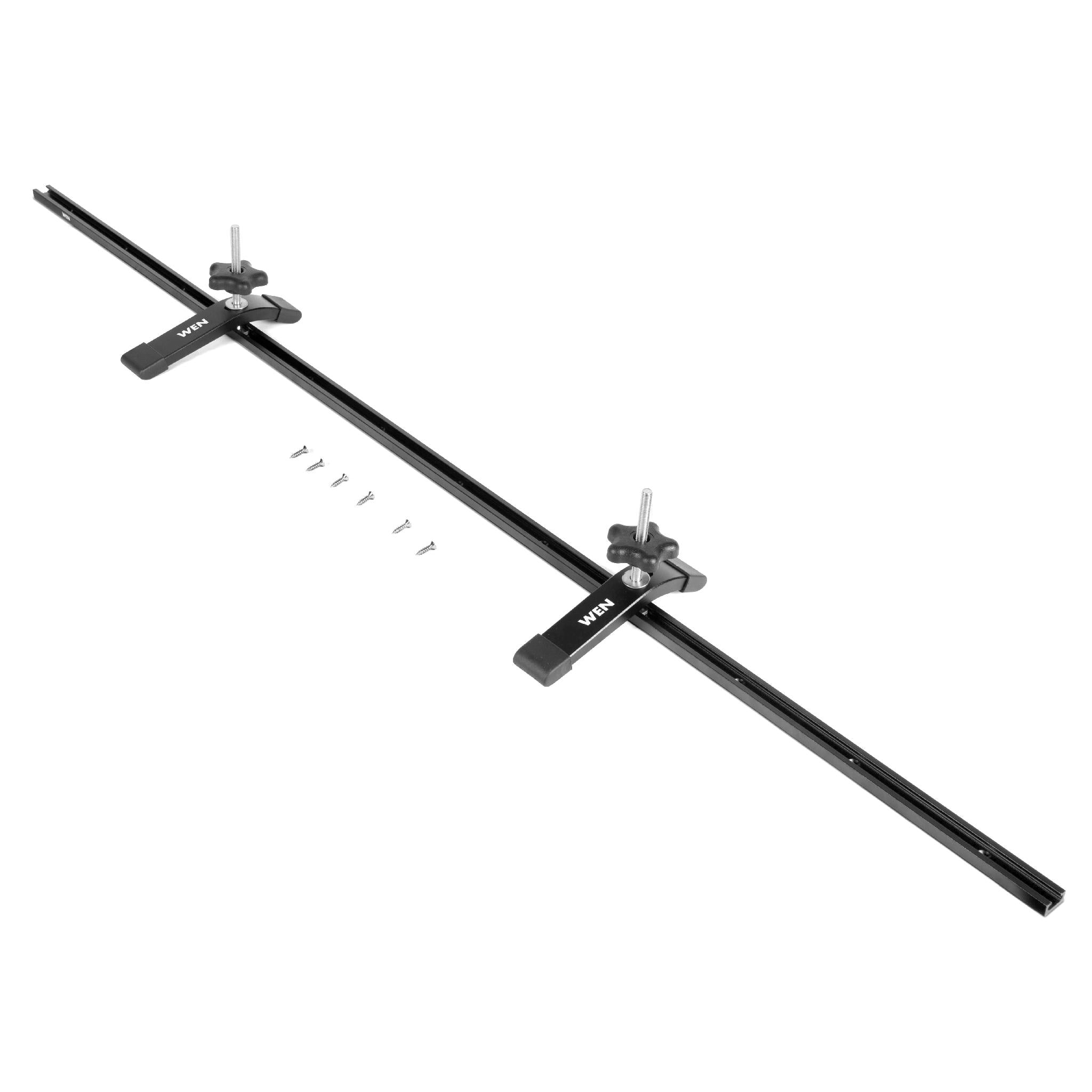 48 Inch Universal T Track and Hold Down Clamps Kit for Woodworking - Perfect for Router Tables, Workbenches & DIY Projects