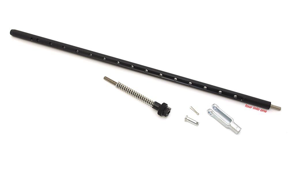 Joker Machine Black Rear Brake Rod Assembly for Honda CB750K (1969-1978) - Motorcycle Brake Upgrade & Replacement Part - Perfect for Classic Bike Restoration & Performance Enhancement