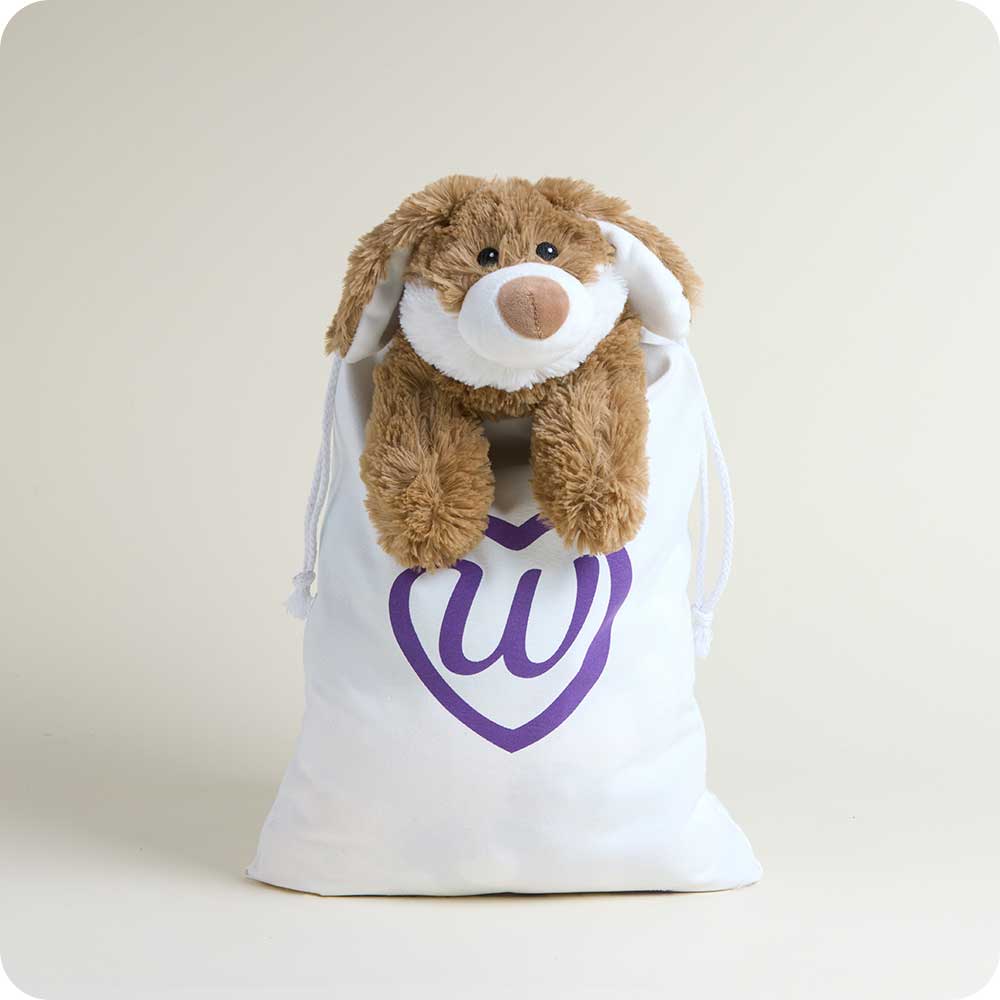 Warmies Microwaveable Plush Heating Pad Gift Bag - Cozy Warmth for Relaxation, Stress Relief & Comfort - Perfect for Cold Weather, Aches & Gifts
