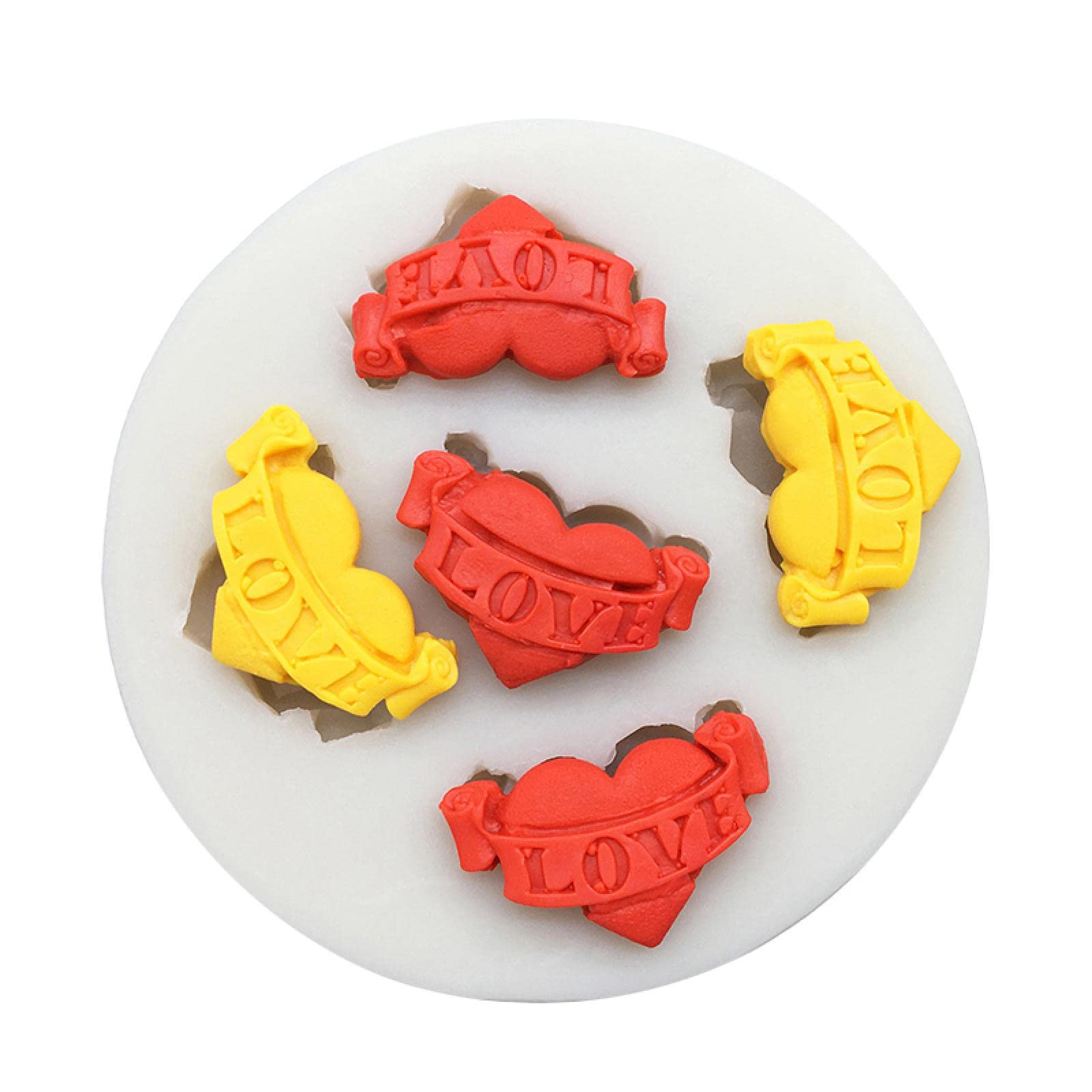 Premium Fondant Molds for Chocolate & Cake Decorating - Heart & Lip Shapes Baking Tools for Cookies, Cupcakes, Wedding & Birthday Cakes - Perfect for DIY Desserts, Party Treats & Romantic Gifts