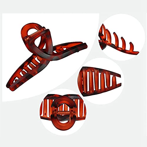 COSYOO 9PCS Hair Claw Clips for Women - Durable Non-Slip Barrettes with Interlocking Teeth for Thick & Thin Hair - Perfect for Salon, Daily Use, Workout & Travel