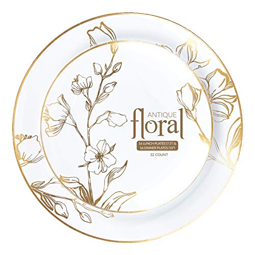 Gold Floral