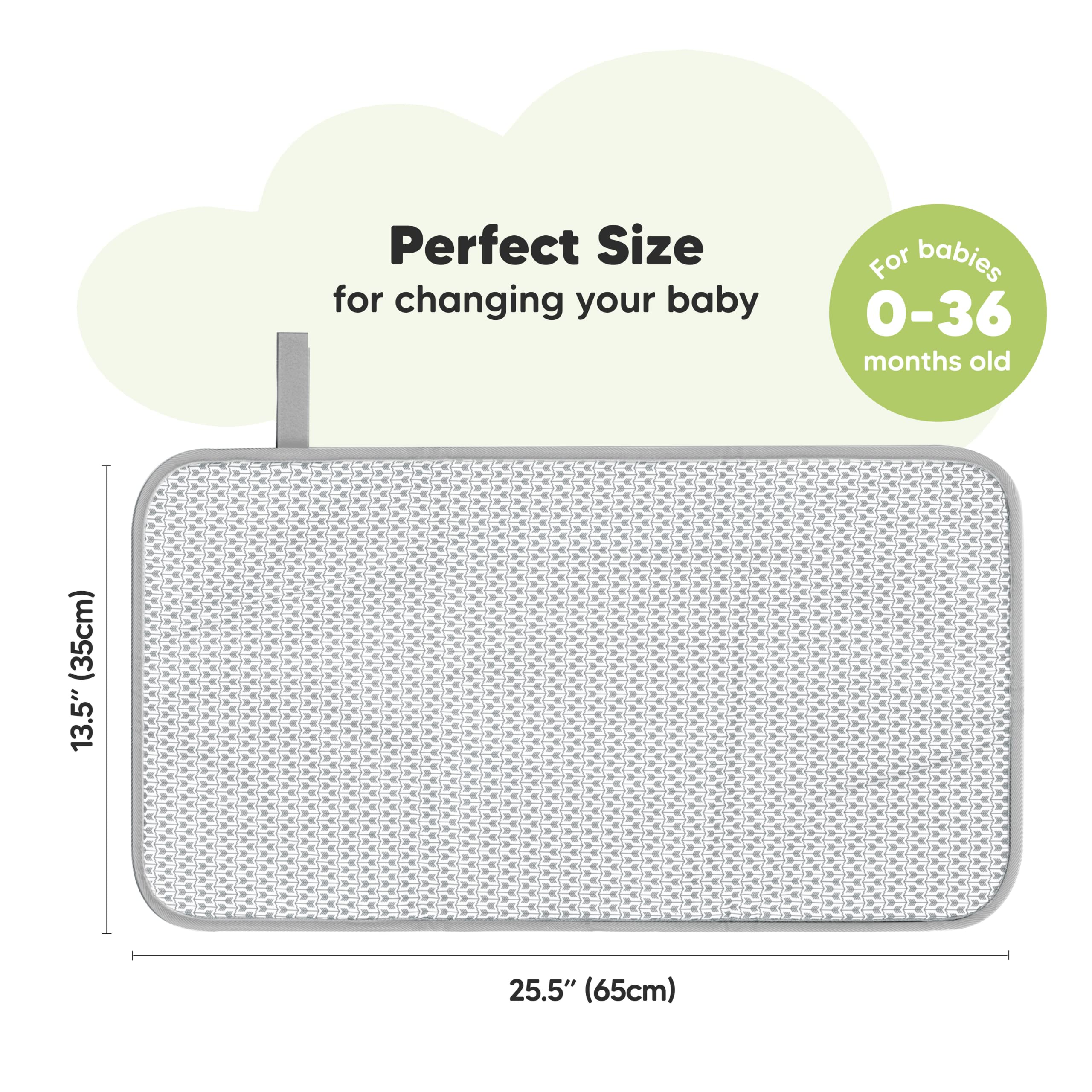 KeaBabies Baby Diaper Caddy Organizer with Portable Changing Pad - Large Waterproof Foldable Diaper Changing Mat for Travel & Nursery - Perfect for On-the-Go Parents & Home Diaper Changing Station