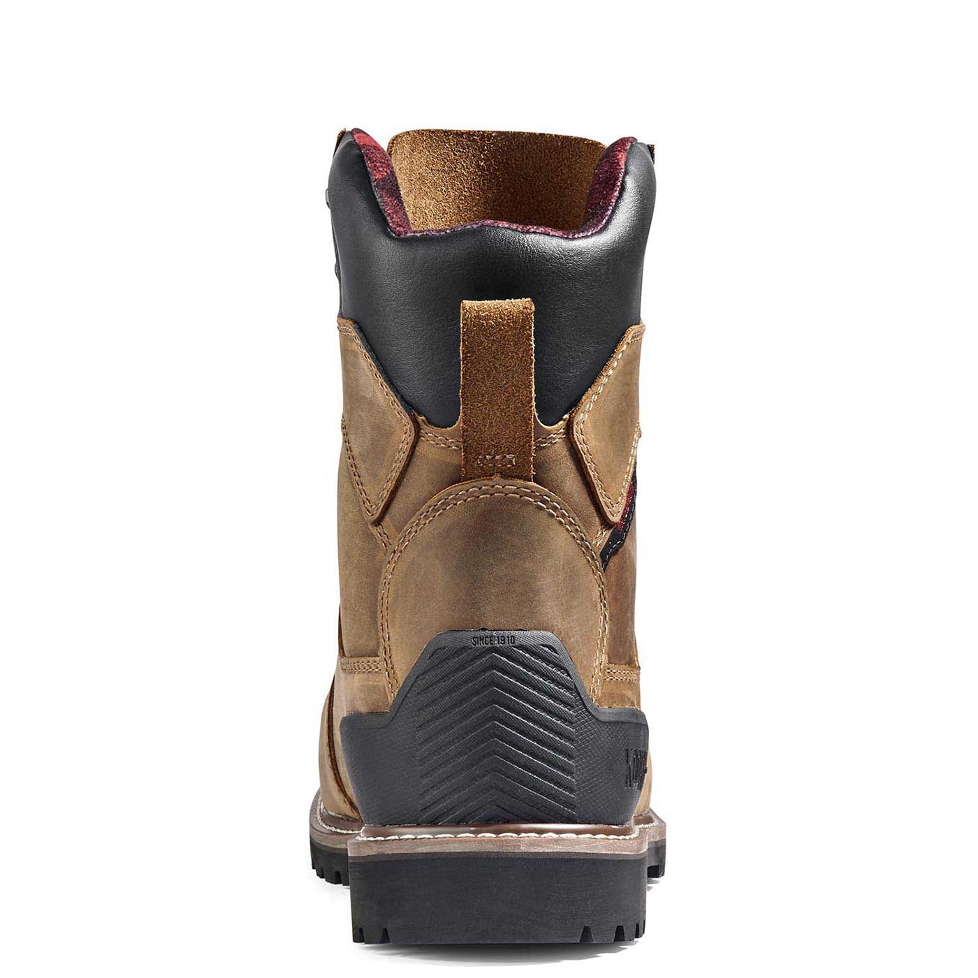 Kodiak Widebody WP Men's 8 Composite Toe Work Boots - Waterproof Safety Shoes for Construction & Outdoor Work (Brown) - Perfect for Heavy Duty Jobs, Hiking & Industrial Workplaces