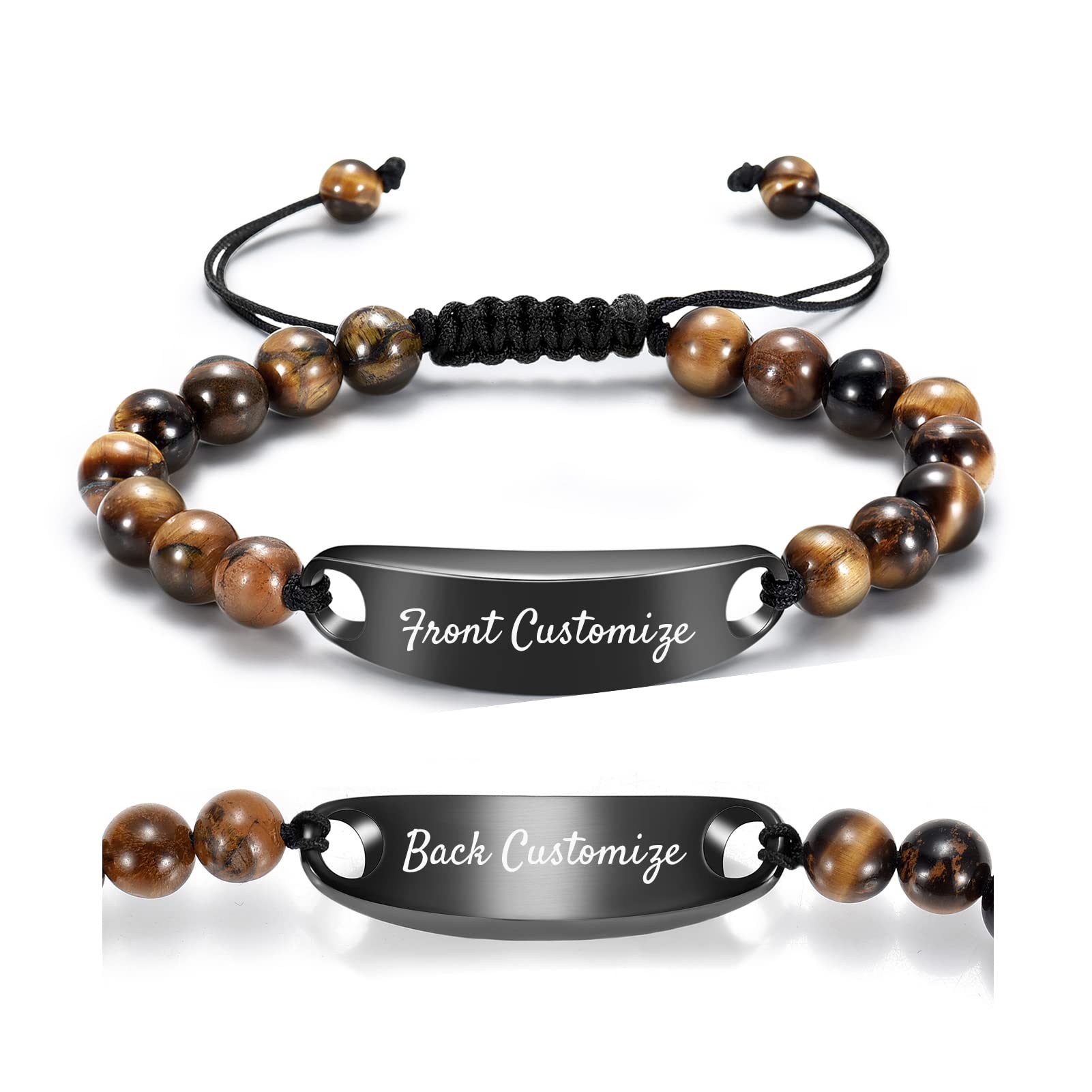 Cremation Urn Bracelet - Adjustable Lava Rock Ash Holder for Women & Men | Memorial Jewelry for Pets & Loved Ones