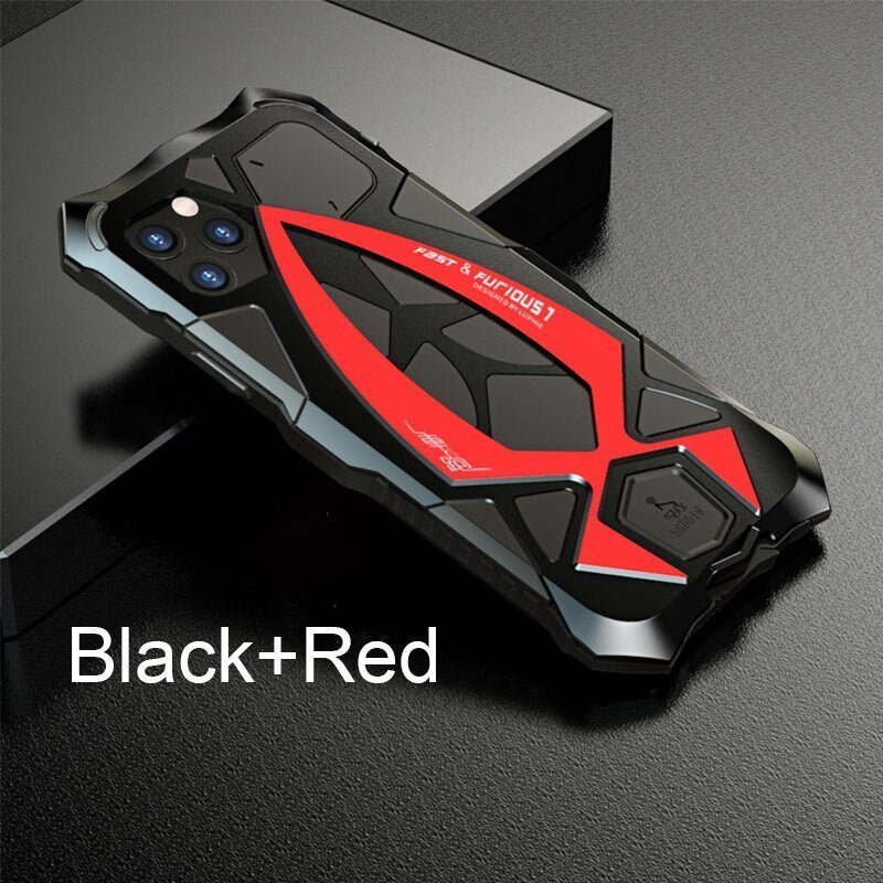 iPhone 16 Pro Max Case - Heavy Duty Metal Rugged Protective Cover with Shockproof Design | Perfect for Outdoor Adventures, Construction Work & Extreme Sports Protection