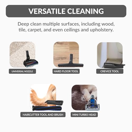 Prolux Phantom Bagged Canister Vacuum Cleaner with Powerhead | Deep Cleaning for Pet Hair, Carpets & Hard Floors | Ideal for Home, Office & Allergy Sufferers