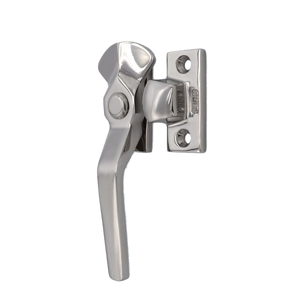 Stainless Steel Cabinet Latches & Handles - Industrial Zinc Alloy Door Handles with Sound Seal for Kitchen Cabinets, Wardrobes, Office Furniture (SK1-8110-3) - Durable Press Handle for Smooth Cabinet Door Operation