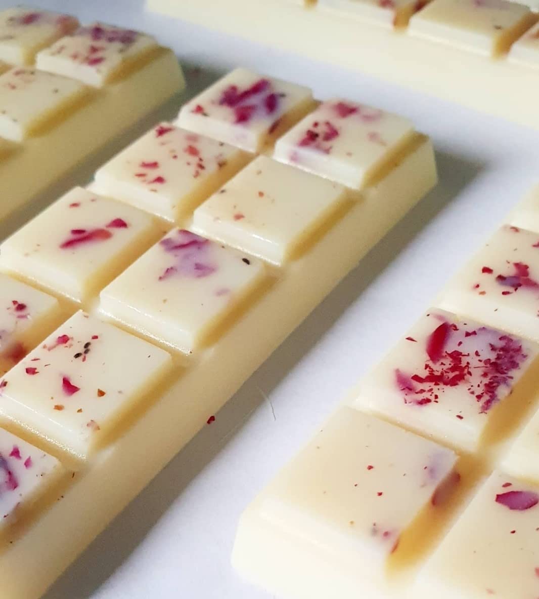 Organic Cocoa & Shea Butter Bath Melt Bar - Rose Neroli Blossom Scented for Relaxing Bath Time, Moisturizing Skin Care & Aromatherapy | Perfect for Spa Nights, Self-Care Rituals & Gift Giving